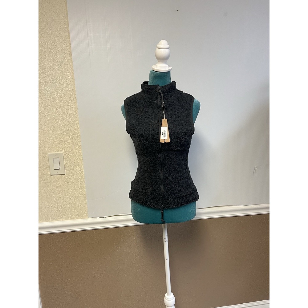 SKIMS Teddy Zip-Up Vest Storm Color Women's Small New‎ With Tags